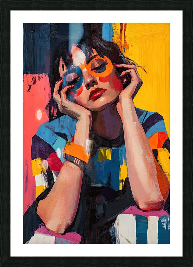 Chromatic Repose 78HNP3 60 Picture Frame print