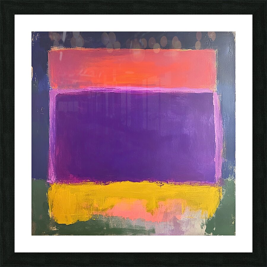 Chromatic Resonance H3N9B2 52 Picture Frame print