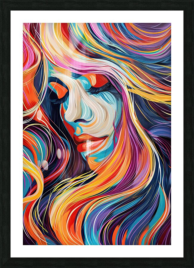 Chromatic Reverie 7H29P4 48 Picture Frame print