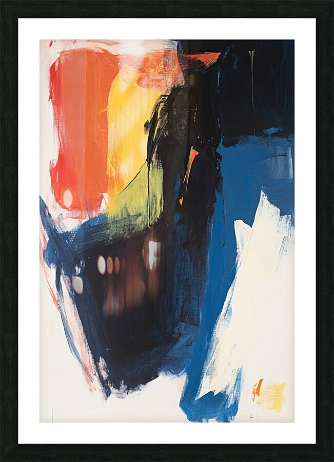 Chromatic Resonance H3P9N2 58 Picture Frame print