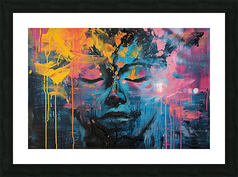 Chromatic Reverie K29H7N 58 Picture Frame print