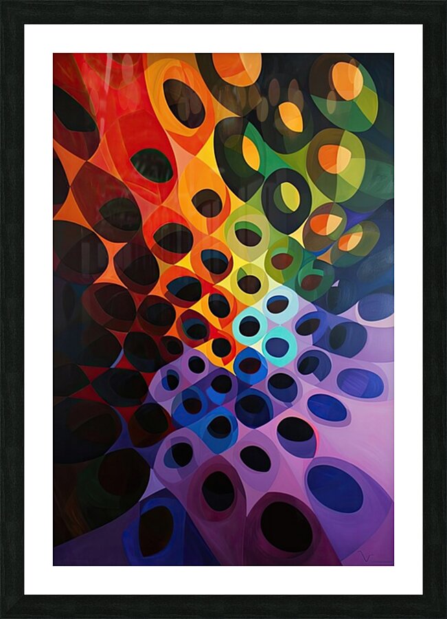 Chromatic Rhapsody 2P9H7D 55 Picture Frame print