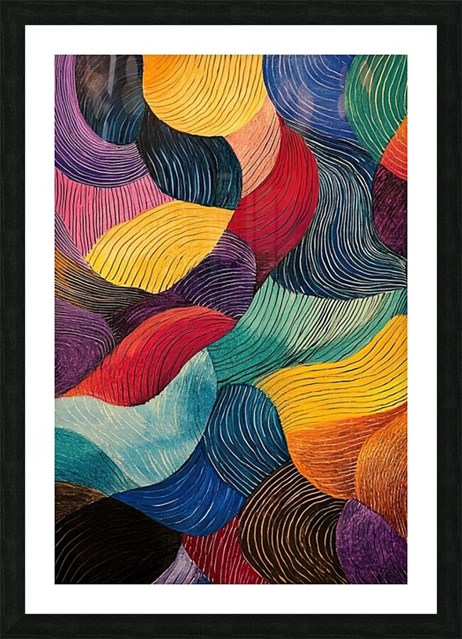 Chromatic Rhapsody 7B9H2N 57 Picture Frame print