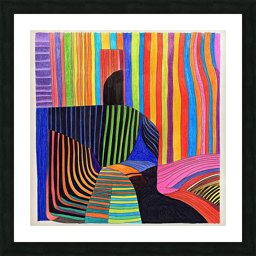 Chromatic Rhapsody 7H3N2P 63 Picture Frame print