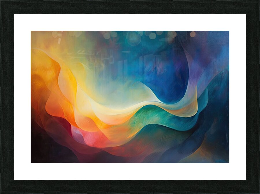 Chromatic Rhapsody Flow H3N5P2 55 Picture Frame print
