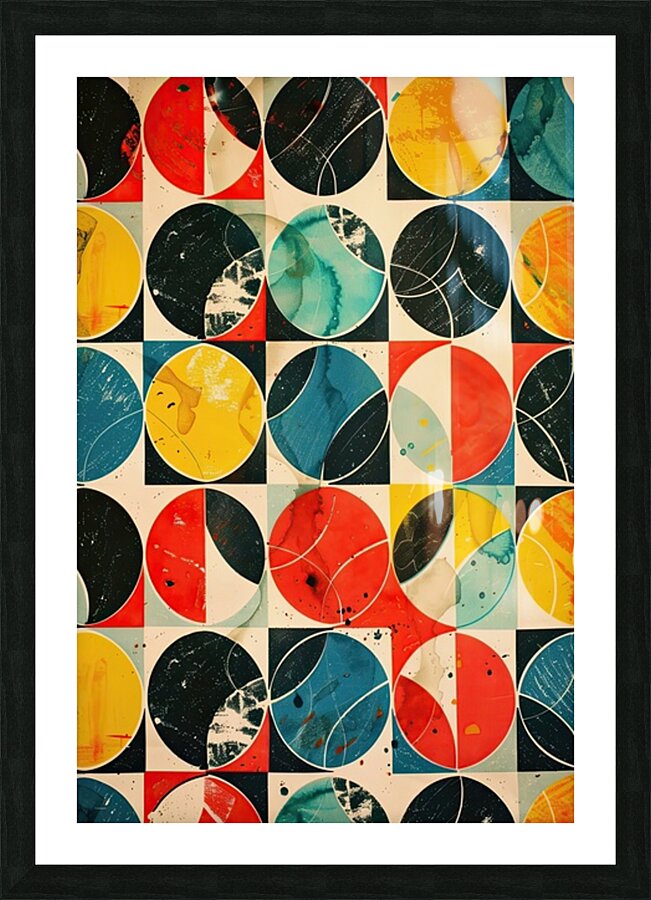 Chromatic Rhythms 4J2N8P 49 Picture Frame print