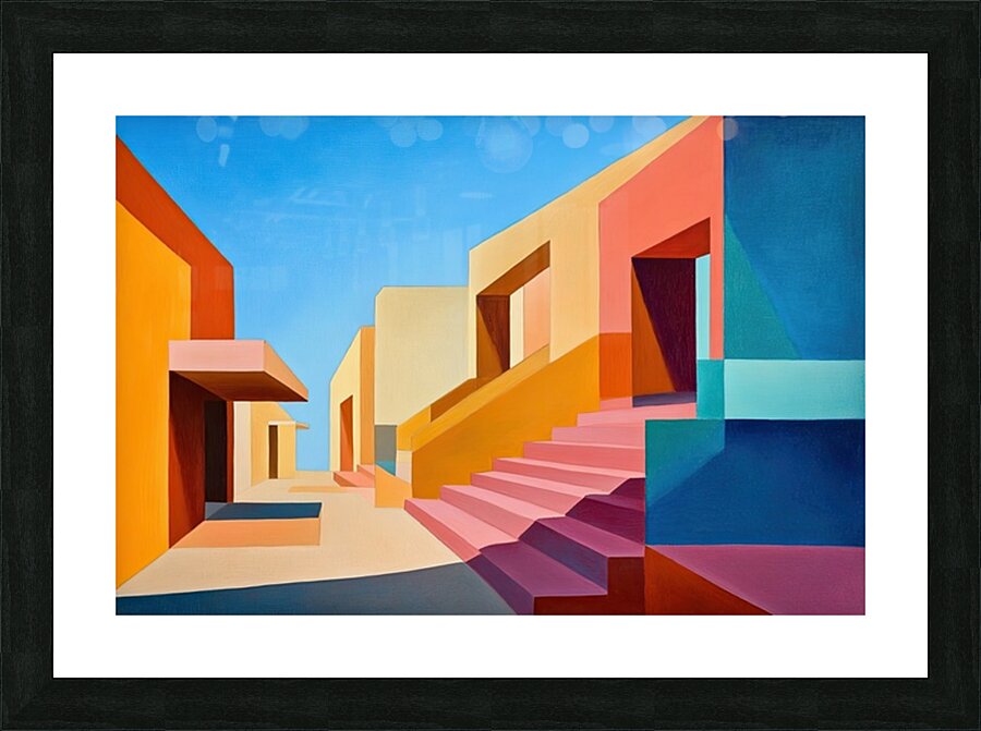 Chromatic Structures 7P3H2N 65 Picture Frame print