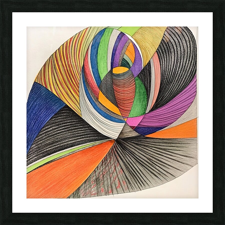 Chromic Vortex 4J9D3P 57 Picture Frame print