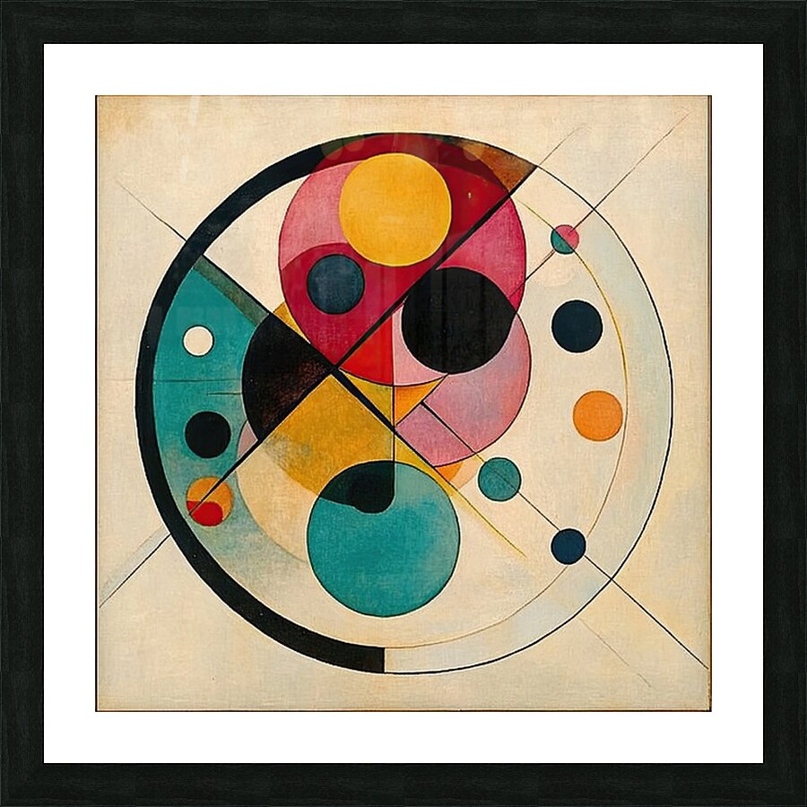 Circular Harmony 92JP3Z 55 Picture Frame print