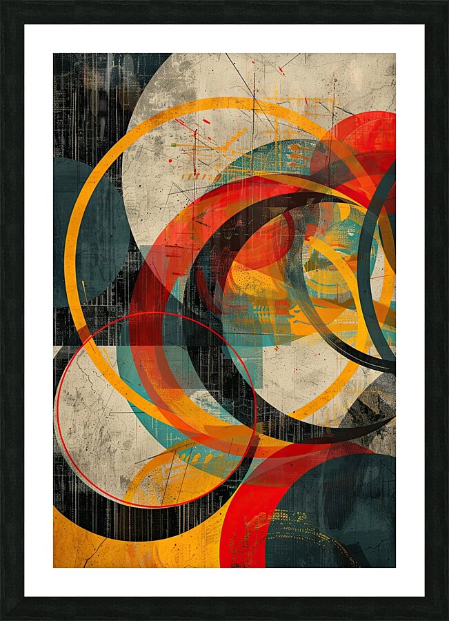 Circular Interplay ZH92N3 57 Picture Frame print