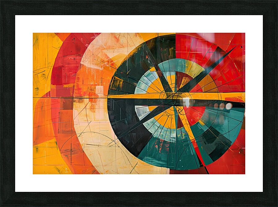 Circular Rhythm AB92C3 55 Picture Frame print