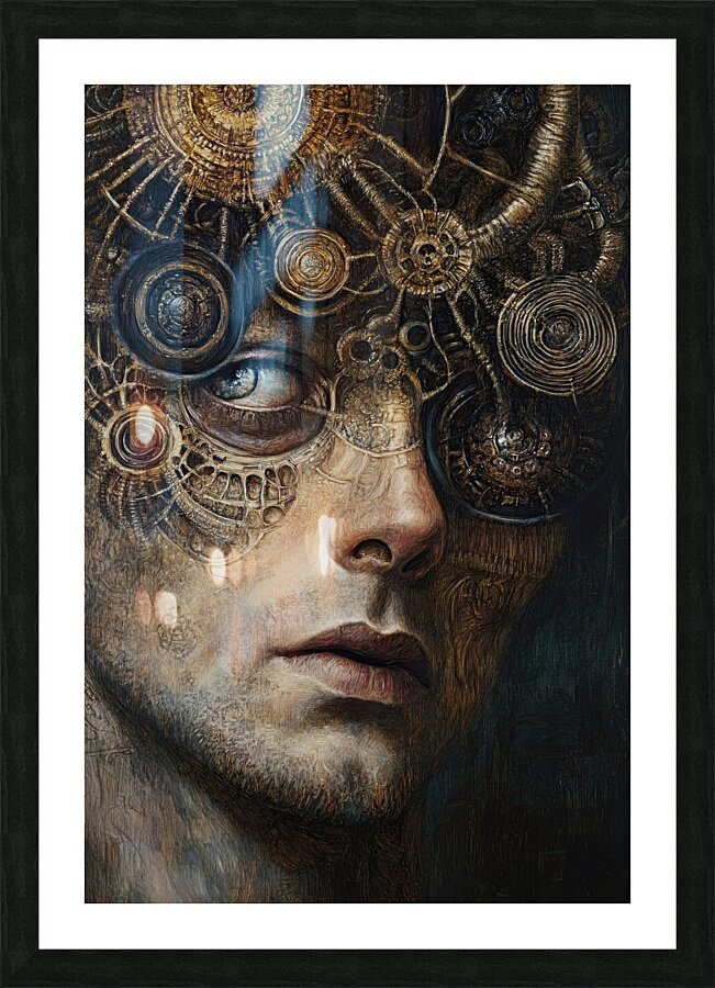 Clockwork Mind Y7H9N2 60 Picture Frame print