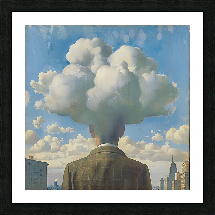 Cloud Mind Scape 7492B3 49 Picture Frame print