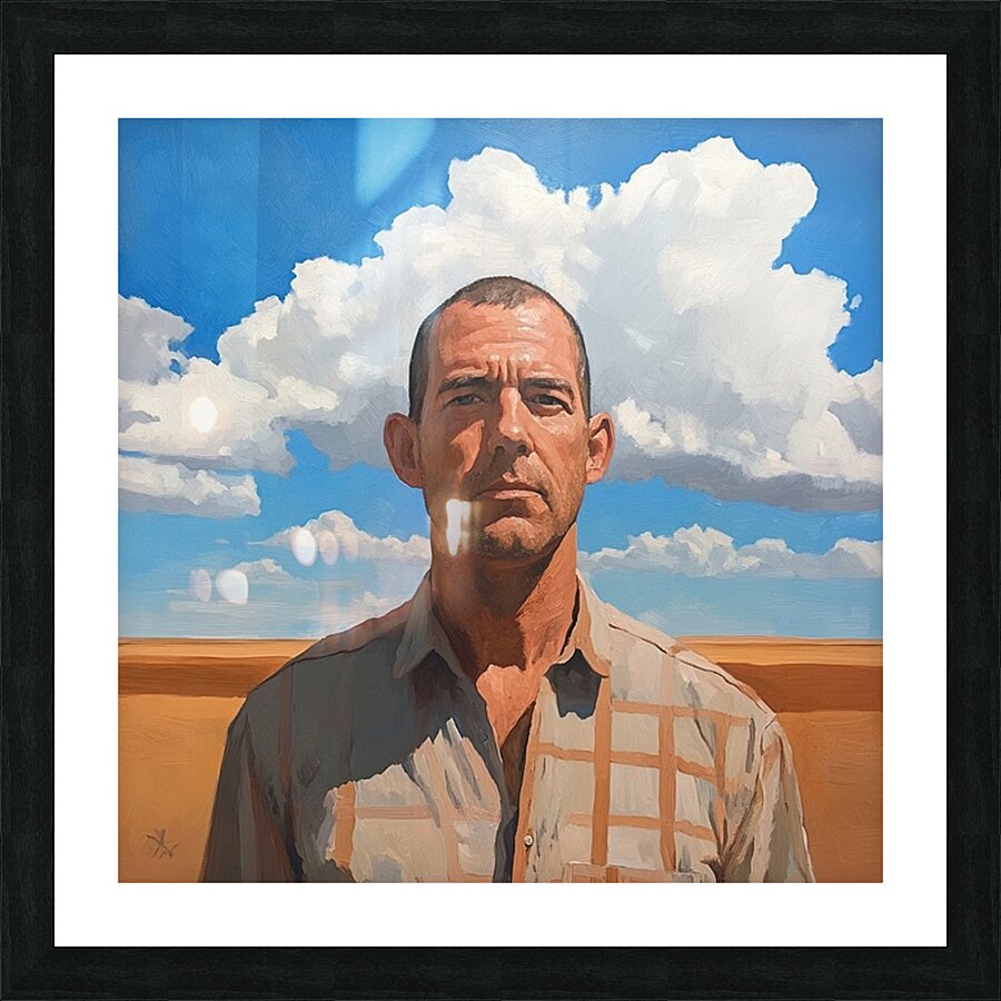 Cloud Portrait Study H2N9P2 48 Picture Frame print