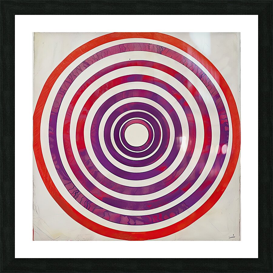 Concentric Circles 7H29NP 48 Picture Frame print