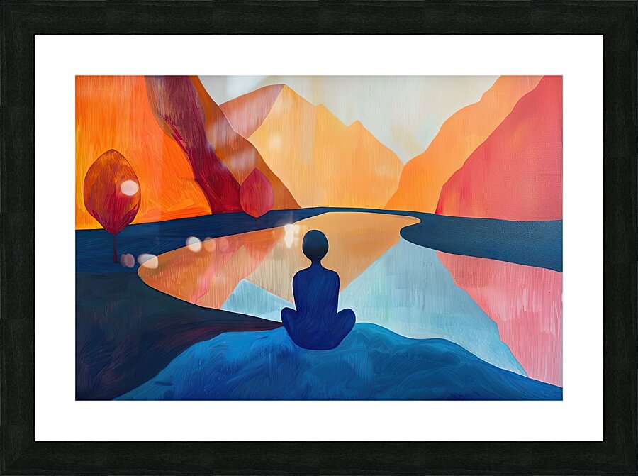 Contemplative Harmony 7294B3 45 Picture Frame print