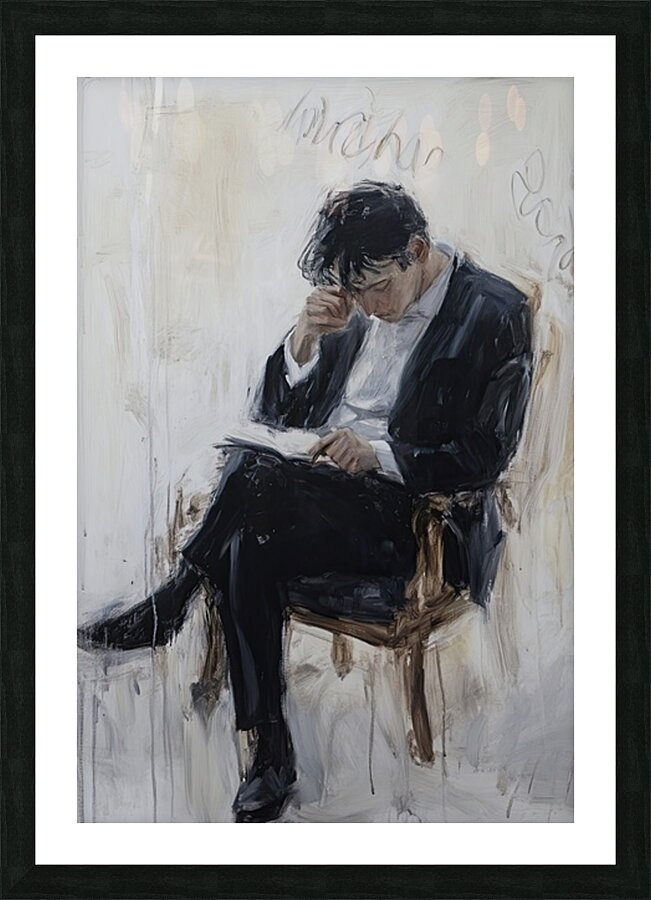 Contemplative Reader 9H3N2B 57 Picture Frame print