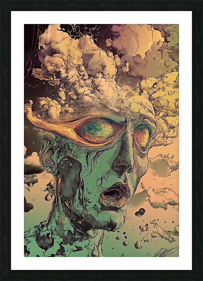 Cosmic Dissolution 7P3N2H 55 Picture Frame print