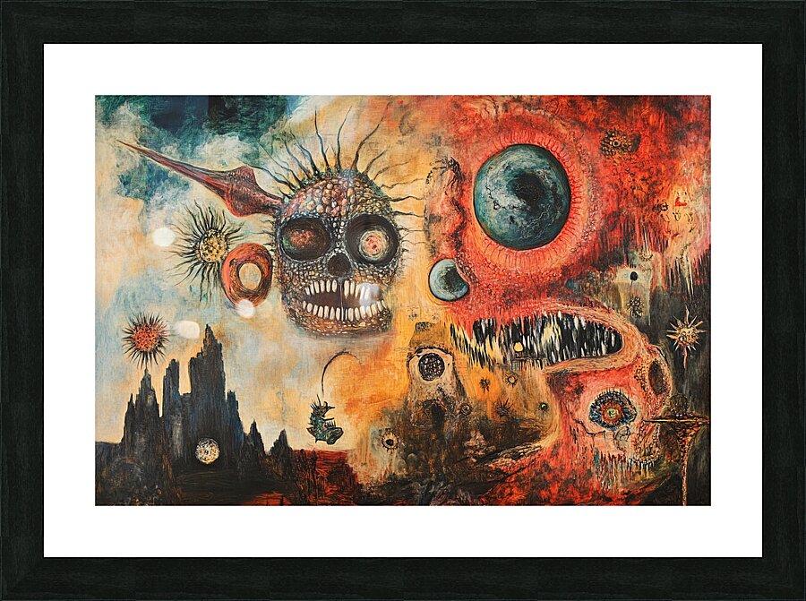 Cosmic Devourer 9P4NZH 55 Picture Frame print