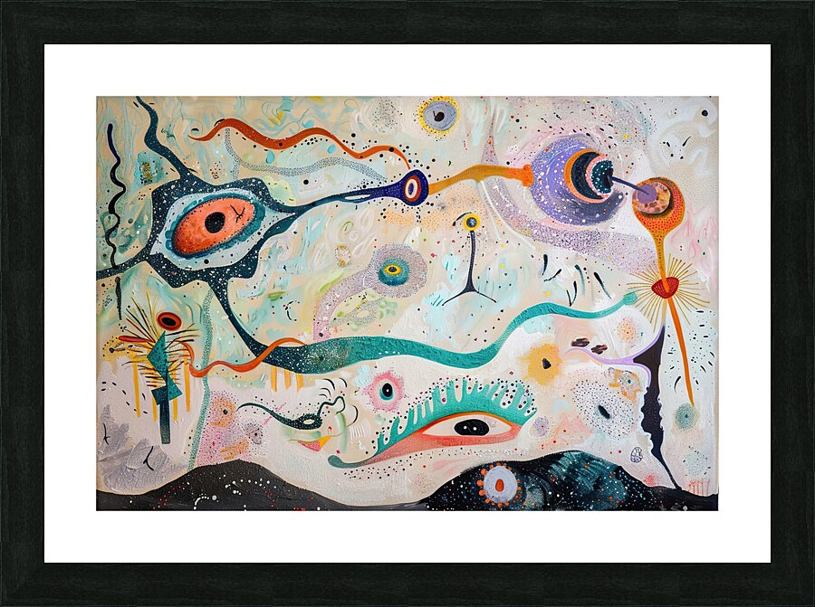 Cosmic Microcosm Dance 7P3HNJ 55 Picture Frame print
