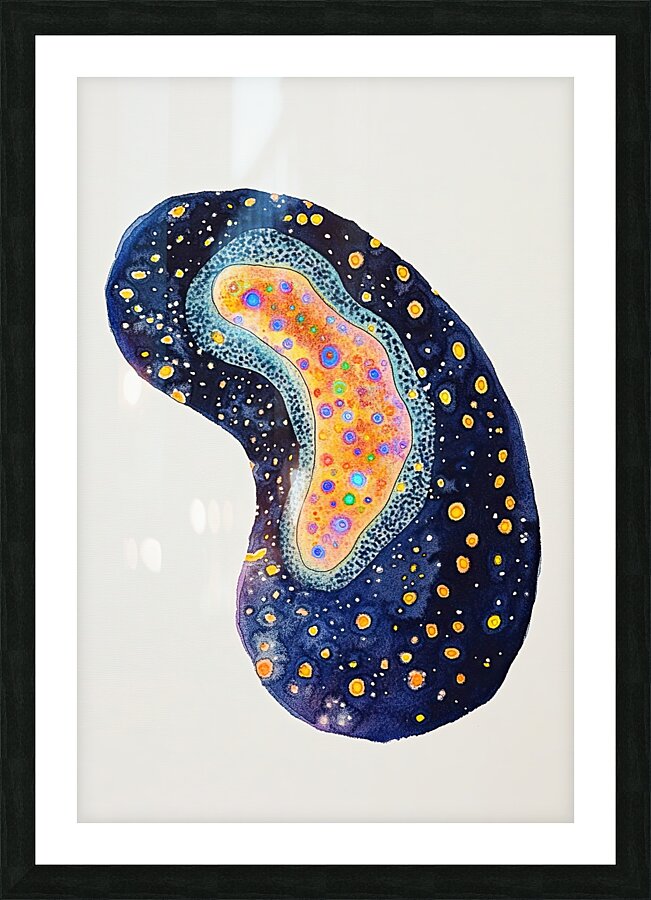 Cosmic Microcosm ZH92N3 47 Picture Frame print