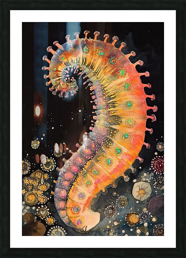 Cosmic Serpent Dance H29N3Z 62 Picture Frame print