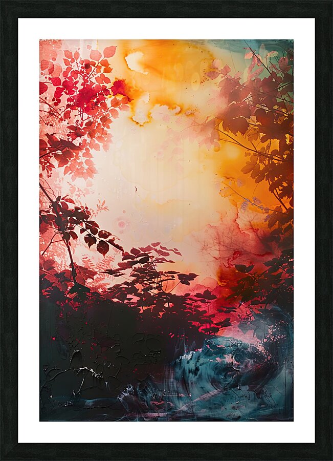 Crimson Canopy 8H29P4 47 Picture Frame print