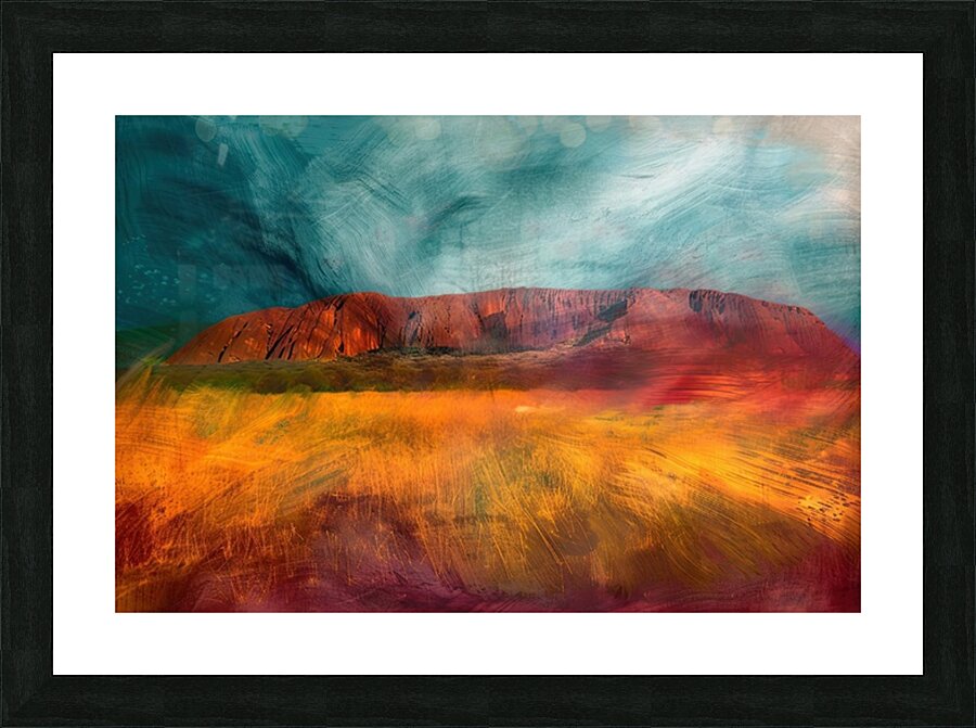 Crimson Heart of Oz 2P9H7N 60 Picture Frame print