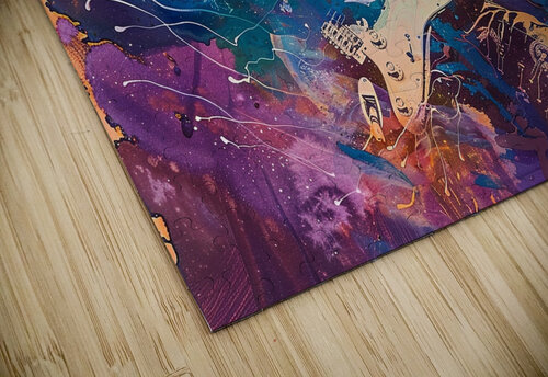 Cosmic Riffs: Jimmy Hendrix Abstract Rebellion puzzle