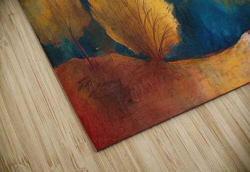 Autumn Lake Reverie H2N9P2 62 Abstract Rebellion puzzle