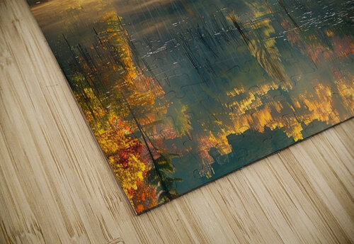 Autumn Mist Reflections 92HJ5P 67 Abstract Rebellion puzzle