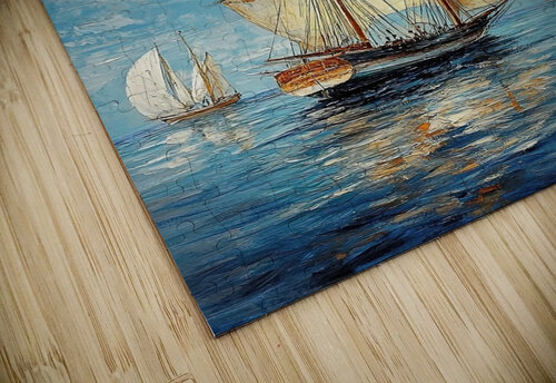 Azure Regatta Daybreak H2N9P2 50 Abstract Rebellion puzzle