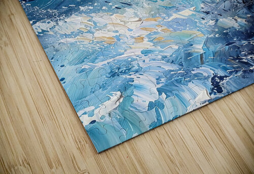 Azure Waves Crashing Y392HN 50 Abstract Rebellion puzzle