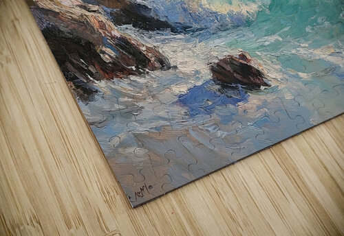 Azure Waves Crashing Y39H7 45 Abstract Rebellion puzzle