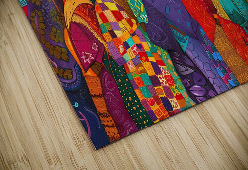 Beneath a Sea of Umbrellas 5H2N9Z 60 Abstract Rebellion puzzle