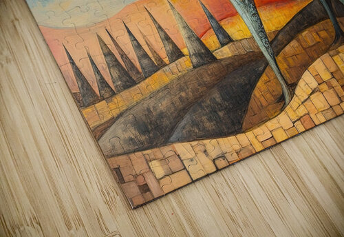 Celestial Griffin Ascends 92HJ8 60 Abstract Rebellion puzzle