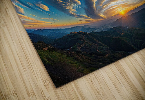 Celestial Vortex Sunset H2N9P4 68 Abstract Rebellion puzzle