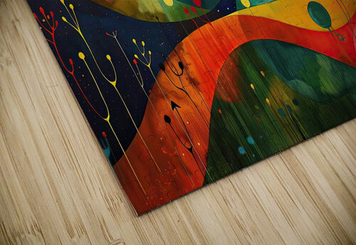 Celestial Waves Dance 792B4A 48 Abstract Rebellion puzzle