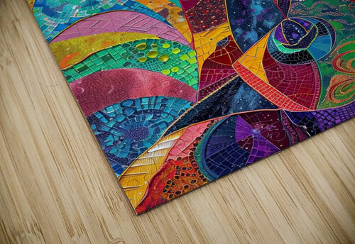 Cosmic Mosaic Woman J8HNP2 60 Abstract Rebellion puzzle