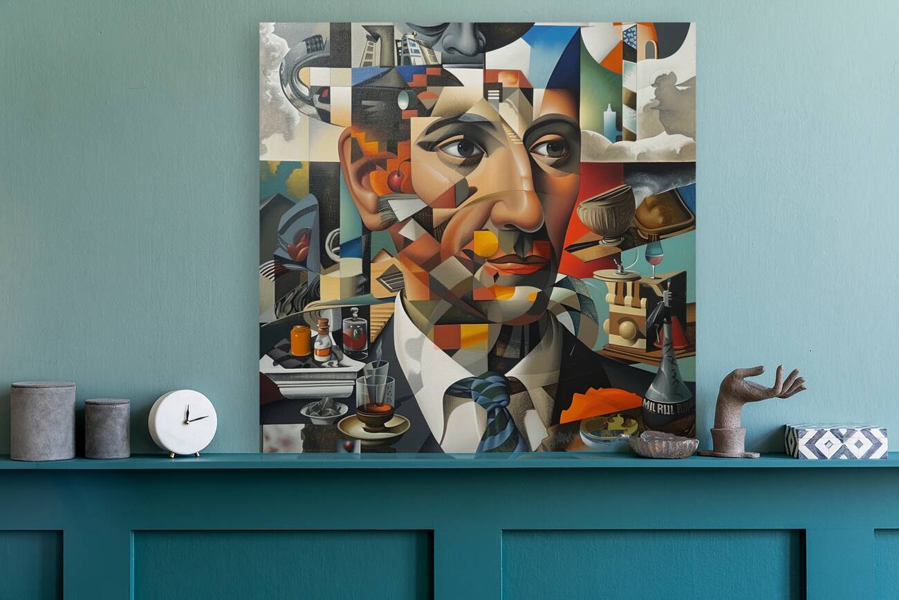 Fractured Mindscape: Jean Metzinger Reproduction