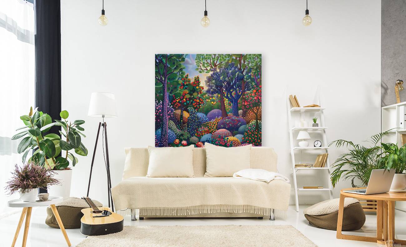 Enchanted Bloomscape Reproduction