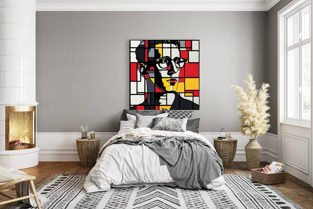 Mondrian Portrait  Reproduction