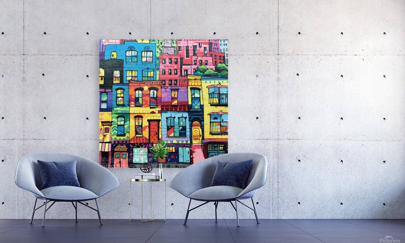 Urban Kaleidoscope Reproduction