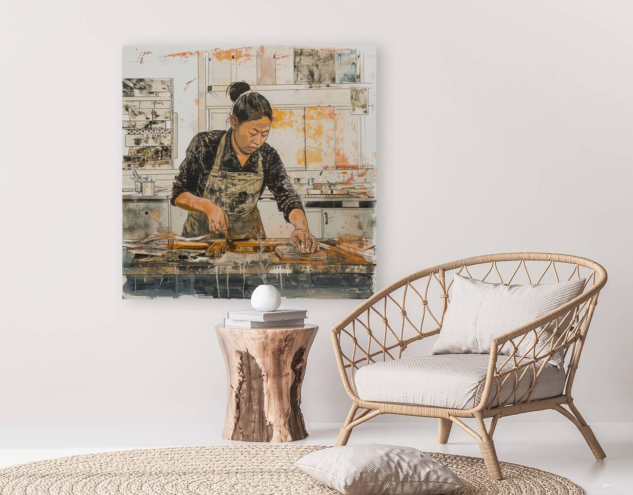 The Artisan at Work Reproduction