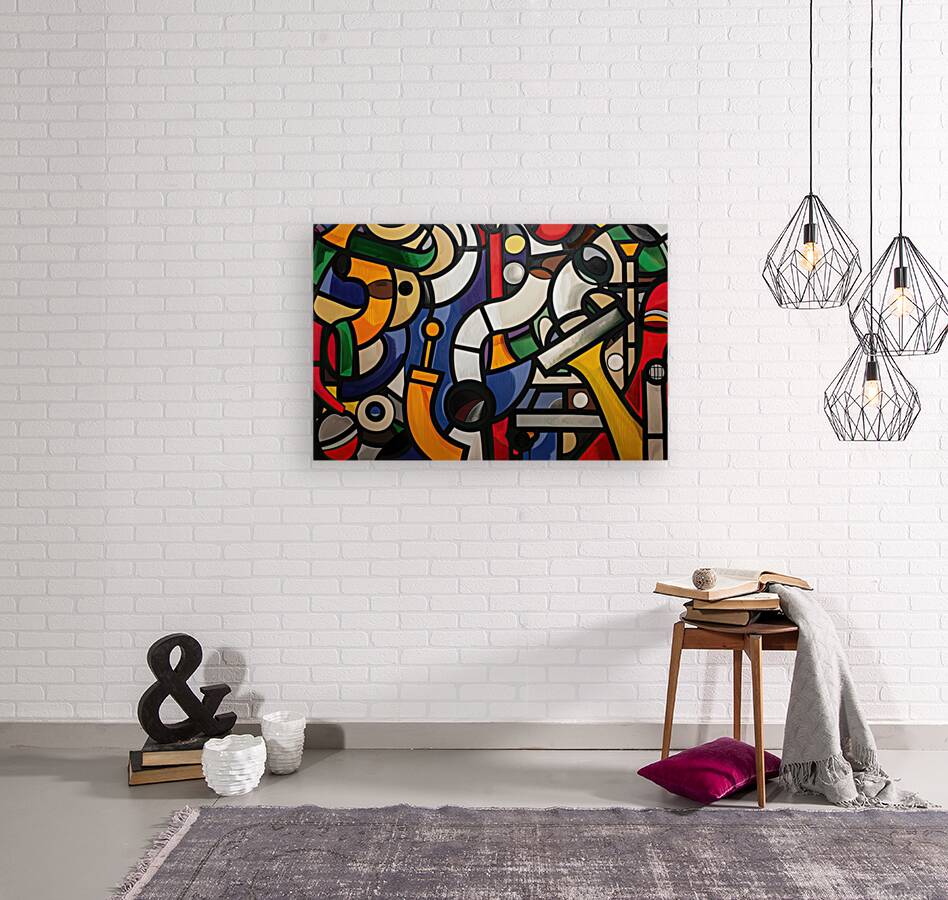 Abstract Composition 7H29PZ 48 Reproduction