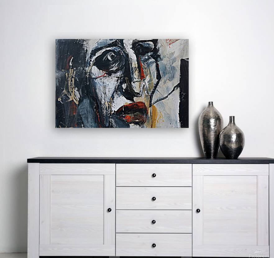 Abstract Face N79H2K 58 Reproduction