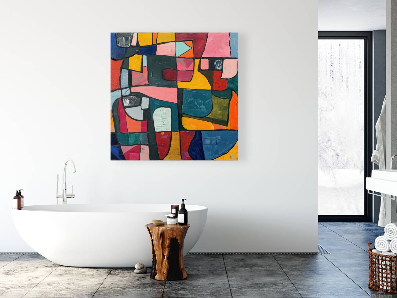 Abstract Harmony 7294HB 45 Reproduction