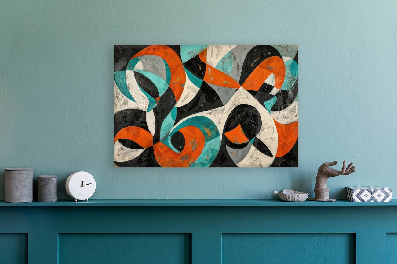 Abstract Interplay 7H29P4 45 Reproduction