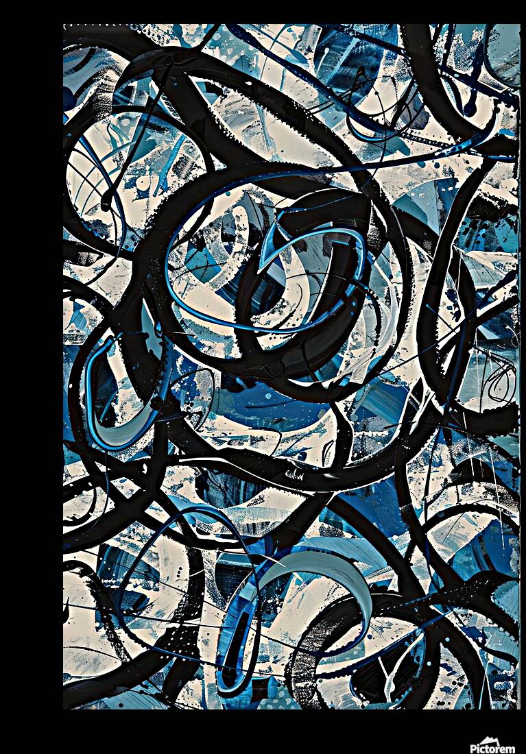 Abstract Intertwining 7894B 45 Reproduction