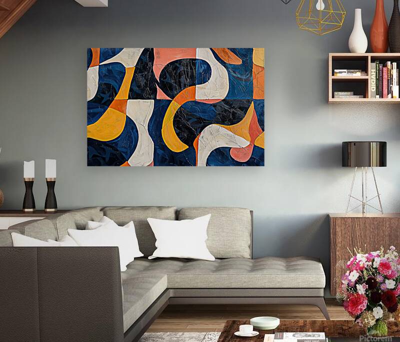 Abstract Interplay 7294B 48 Reproduction